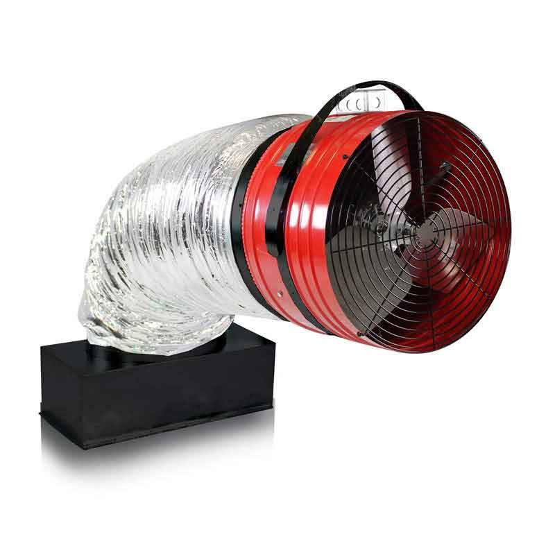 TRI 4.8 Image of QuietCool TRI 4.8 whole house fan.